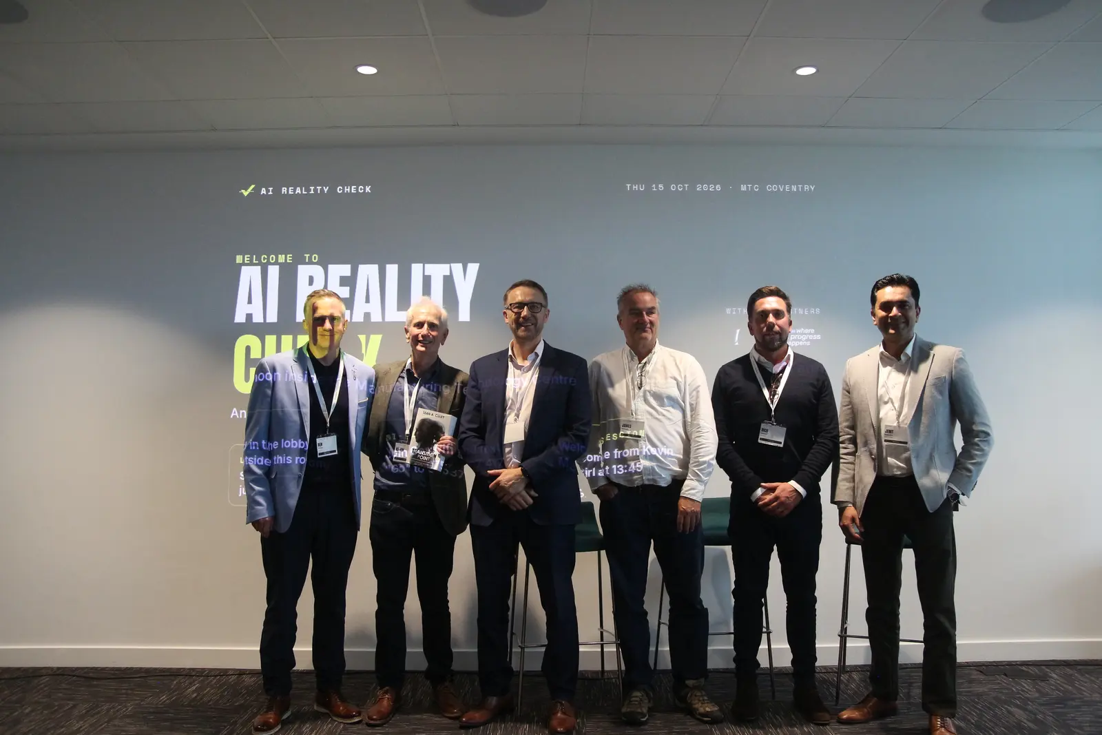 Networking after the sessions at AI Reality Check